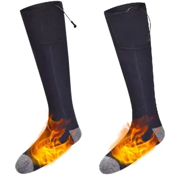 

Unisex Electric Battery Heating Socks Winter Rechargeable Ski Hunting Camping Riding Hiking Motorcycle Cotton Warm Socks Foot W