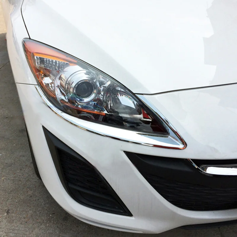 1 пара автомобильный передний головной светильник для Mazda 3 2006-2012 головной светильник водонепроницаемый прозрачный объектив Авто оболочка Крышка Lef