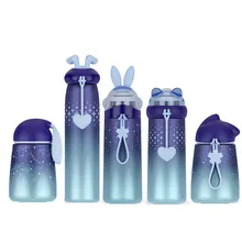 New arrivels Creative Stainless steel family office double layer vacuum cup stars moon sky gradient colors thermos flack