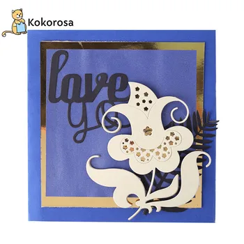 

Kokorosa Morning Glory Metal Cutting Dies Flower Craft Dies Scrapbooking New 2019 DIY Card Making Embossing Stencil Die Cut