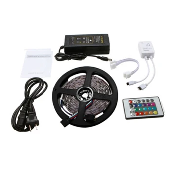 

Sound Sensor LED Lights with Super Bright 5 Meters 150 Lights Are Not Waterproof with Smart Remote Control(EU Plug)