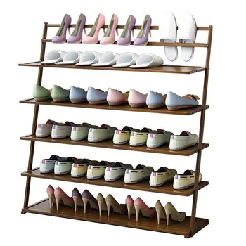 

Shoe rack multi-layer household simple provincial space economy door dormitory small shoe cabinet solid wood rack