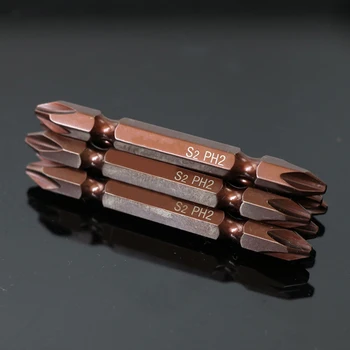 

10PCS 65MM Long Hex Cross Traight Head Screwdriver Bits Screw Driver Bit Set