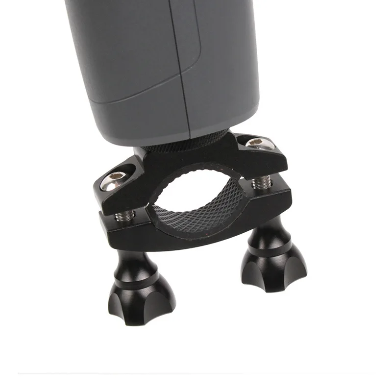 

HDRIG Bicycle Bike Handlebar Mount Tube Clip Holder Rod Clamp With 1/4"-20 Screw Mount For GoPro Hero 8 7 6 5 4 Yi 4K DJI Osmo