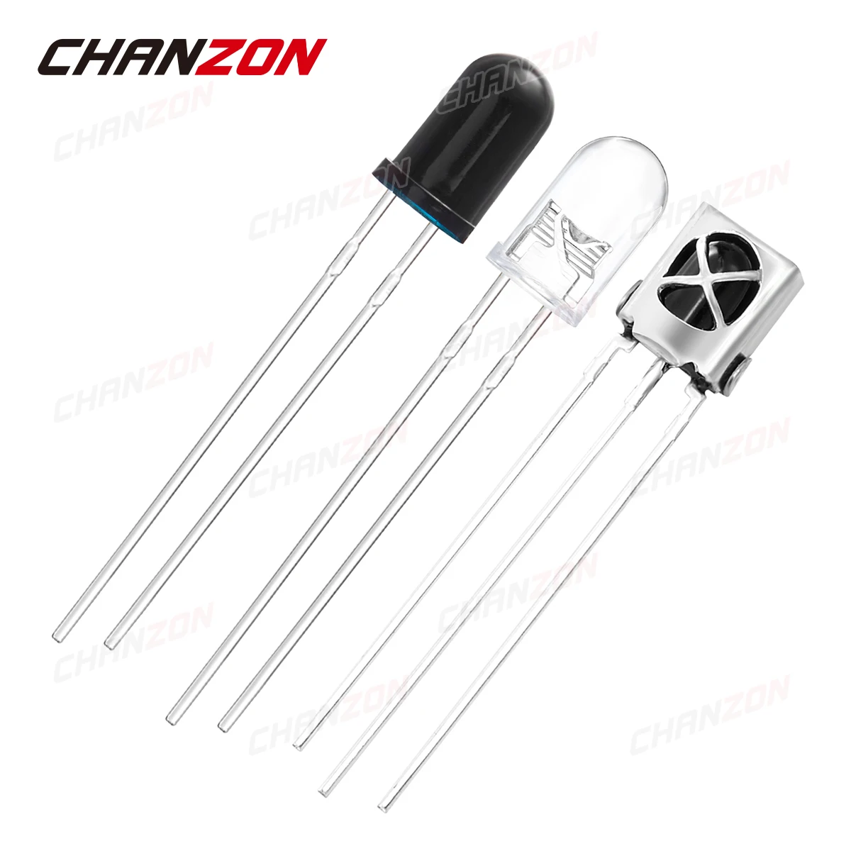 IR LED 발광 다이오드 키트, 송신기 수신기, 적외선 이미터, 포토트랜지스터 모음 세트, 5mm, 940nm + VS1838B, 20 개