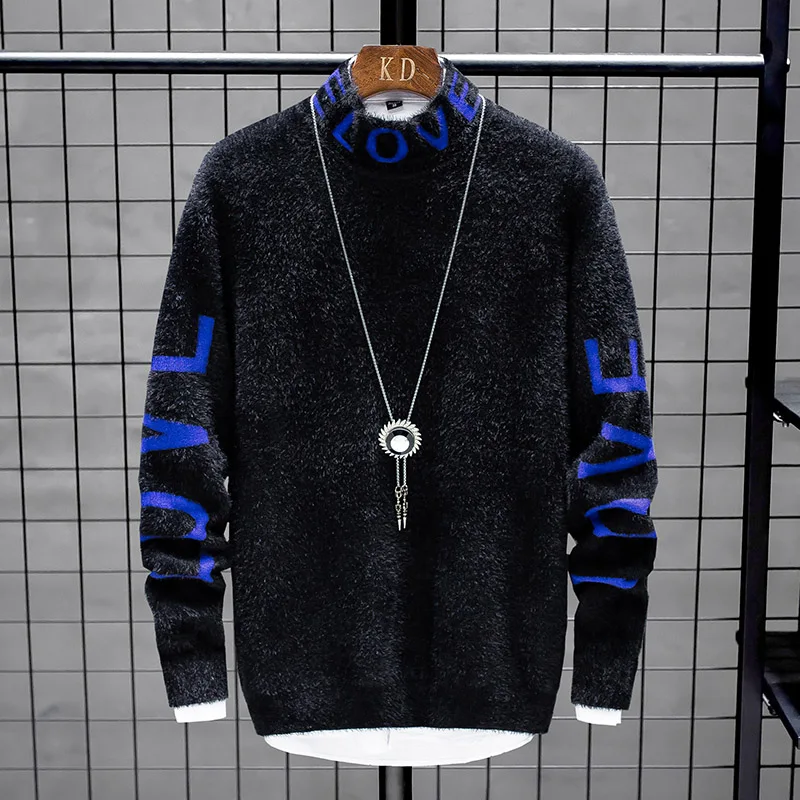 

Men's Cashmere Sweater, Christmas Warm Winter Sweater, Men's Turtleneck Sweater, Men's 2020 Sweater