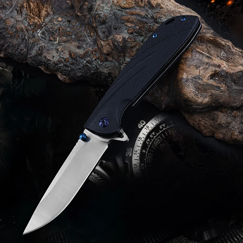 Damascus steel Folding knife 9Cr18Mov Blade G10 Handle Military Camping Tactical Outdoor Knife Survival Pocket Hunting Knives |
