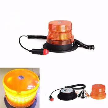 

High Intensity 40W 10 LED Emergency Flash Strobe Rotating Beacon Warning Light Amber yellow