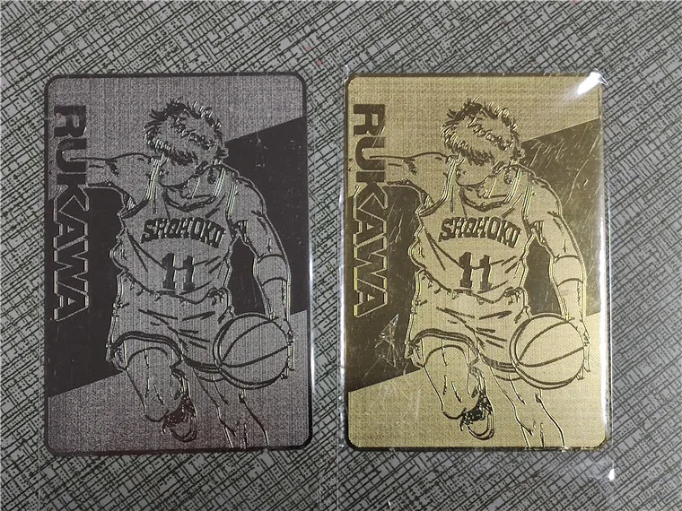 SLAM DUNK Золото Серебро Игрушки Хобби Коллекционные игрушки Коллекция игр аниме-открытки