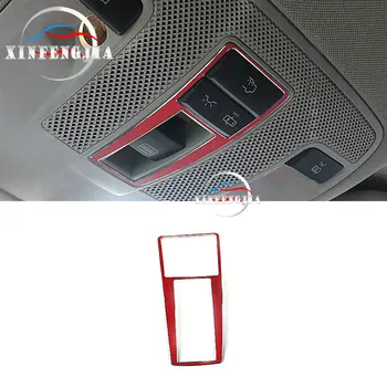 

For Mercedes-Benz A B CLA GLA Class W176 W246 C117 X156 13-16 Red Front Reading Light Cover Trim