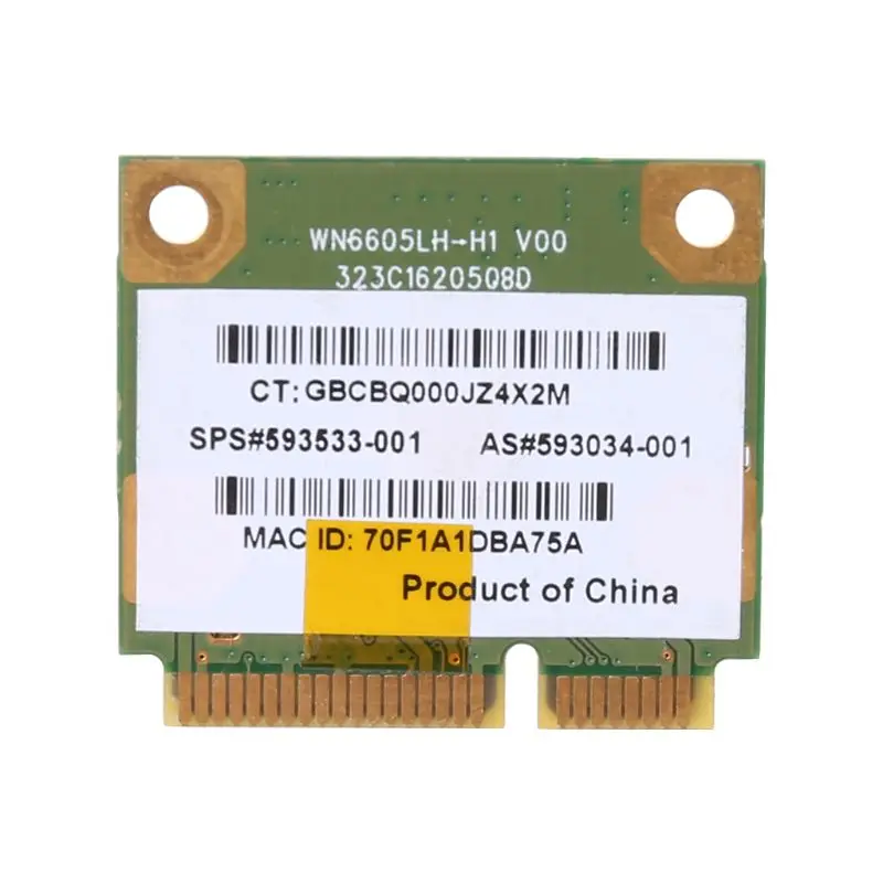 Беспроводная Wi Fi карта 802 11 B/G/N Mini 593533 001 593034 для HP CQ42 G42 G62 G72 4520S 4720S 4325S CQ56
