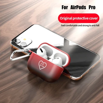 

Fashion Gradient Earphone Case For Apple Airpod Pro Hard PC Protective Earphoen Cases Cover With Keychain For Original Airpods 3