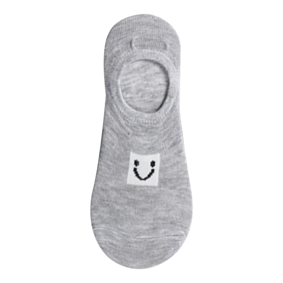 Boat Socks Smile Face Summer Breathable Comfortable Casual GirlSocS Good Quality Expression Socks 5 Pairs Of Silicone Invisible