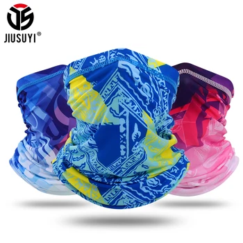 

Breathable Face Head Tube Scarf Neck Gaiter Cover Bandana Ice Silk Smooth Sun UV Protection Quick Dry Elastic Men Women Summer