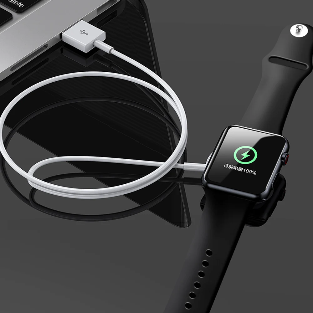 BSYDZKJGS быстро Беспроводной Зарядное устройство для наручных часов iWatch серии 1/2/3/4 USB Магнитный наручных часов iWatch зарядный кабель 3,3 футов/1 метр для наручных часов Apple Watch