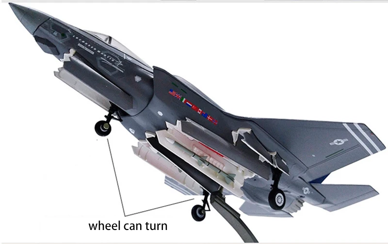 1/72 масштаб сплав самолета F-35 ВВС США F35A F35B F35C Lightning II Объединенный истребитель-бомбардировщик детские игрушки подарок для детей