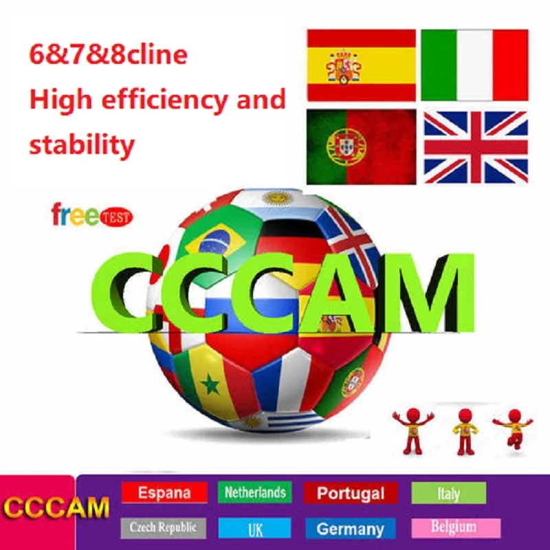 

Spain stable cccams 6/7/8 lines for Europe support Portugal Germany Netherlands ccam satellite receiver