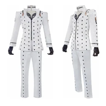 

Women Men JoJo Bizarre Adventure Bruno Bucciarati Cosplay Costume Adult Top Pants Full Set Role Play Anime Cartoon Cos Clothes
