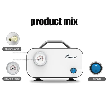 

Portable Oil Free Diaphragm Vacuum Pumper Laboratory Filter Pumper Handheld Experiment Tool XH8Z