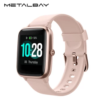 

Metalbay Fitness Tracker Smart Watch for Android/iOS IP68 Waterproof,Heart Rate Monitor Step Sleep Tracker, for Men Women