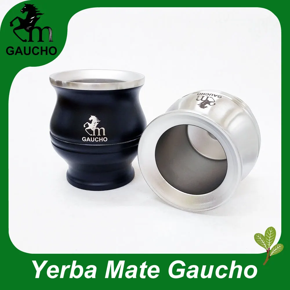 1 шт./партия, Аргентина, Yerba mate Gourds, нержавеющая сталь, Yerba mate Calabash, двойная настенная теплоизоляция, легко держать, горячая распродажа, MT018-180