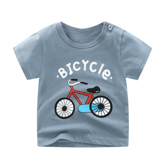 Girl T Shirt Summer Baby Boys Cotton Tops Toddler Tees Clothes Children Clothing Cartoon T-shirts Short Sleeve Casual Wear