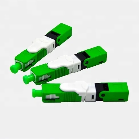 100 шт./упак. FTTH ESC250D оптический патч-корд одномодовый SC APC Волоконно-оптический Быстрый разъем SC ПК Встроенный Тип ESC250D SC разъем