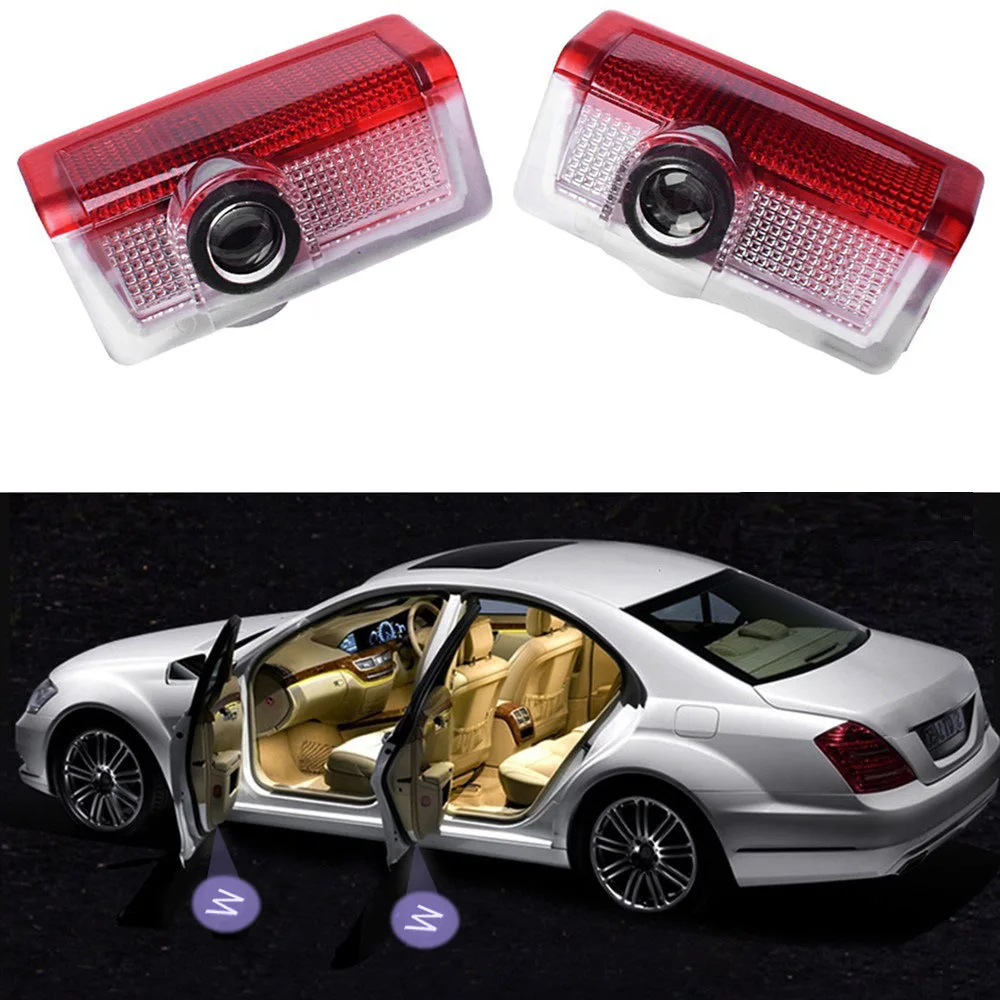 2 шт. для Mercedes Benz W213 E Class W212 M W166 ML Led двери автомобиля лазерный проектор логотипа