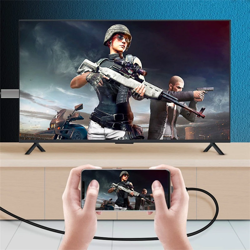 1,8 м Длина USB 3,1 тип-c к HDMI кабель HD 4K 60Hz USB C HDMI кабель адаптер для Macbook телефонов планшетных ПК