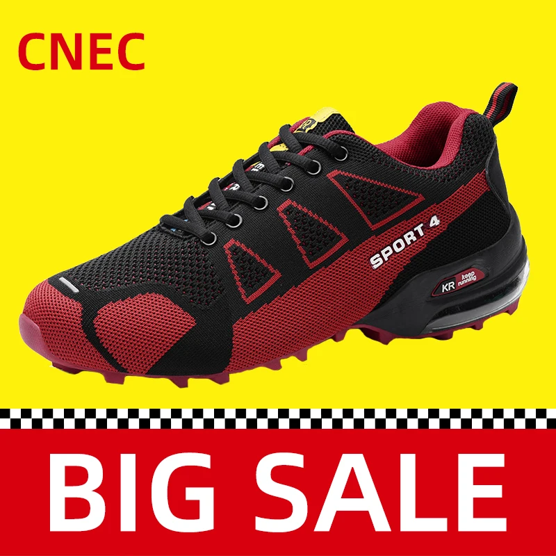 

2020 Climbing Shoes for men Hiking Light Trekking Wall Tree Rock Indoor Outdoor Boulder Waterproof Mountain Red Sneakers Mesh