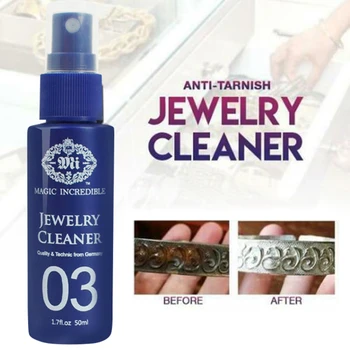 

1/2/3pcs 50ml Jewelry Cleaner Jewelry Gold Watch Diamond Ring Cleaning Spray DC156