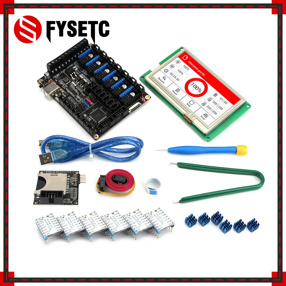Плата все в одном для электроники FYSETC F6 V1.3 системная плата с 6 специальными