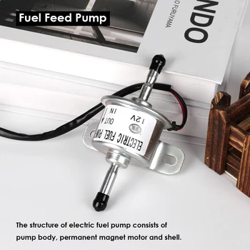 

For Yanmar Excavator Fuel Pump 1pc 12v Silver Electronic Mini Replacement