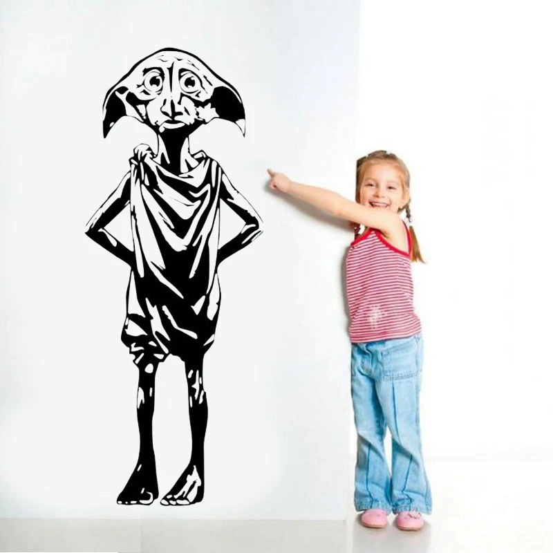 Beroemdheid Bewijs Onderdrukking Grote Cartoon Patroon Dobby Muursticker Vinyl Decal Voor Kinderkamer  Slaapkamer Nursery Home Decor Muurschilderingen|Wandstickers| - AliExpress