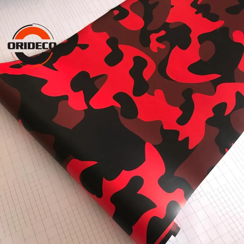 red black camo vinyl car sticker 4