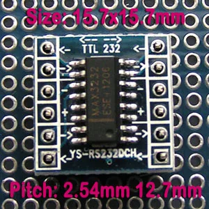 YS-RS232DCH RS232 для ttl SP3232EEN двухканальный Поддержка 3,3 V 5V