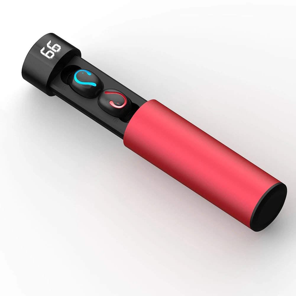 Мини Bluetooth наушники беспроводные голосовые звонки музыка стерео наушники с power Bank JHP-лучший