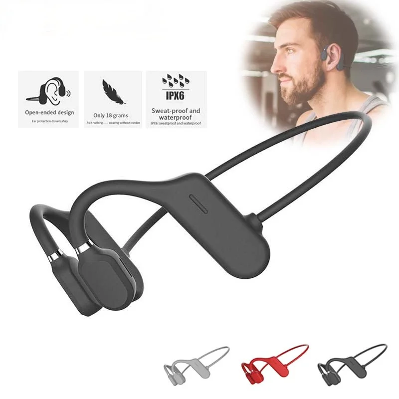 Jual Open-Ear Bluetooth Bone Conduction 