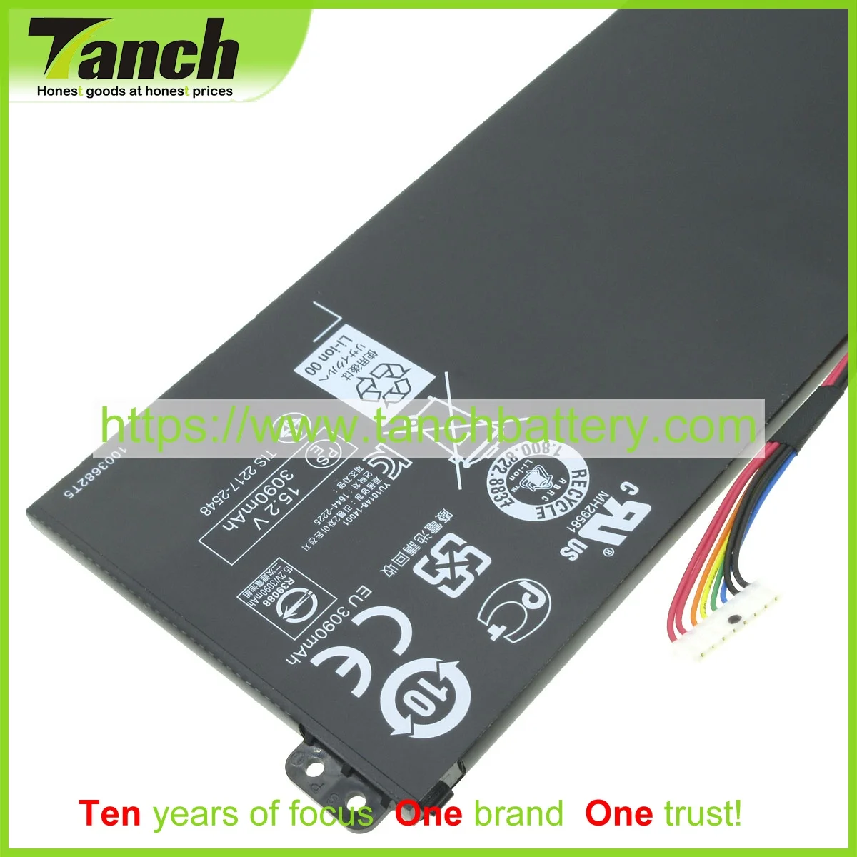 

Tanch Laptop Batteries for ACER NE511 3ICP5/57/80 4ICP5/57/80 AP14B8K KT.00407.006 KT.00403.024 KT.0040G.004 15.2V