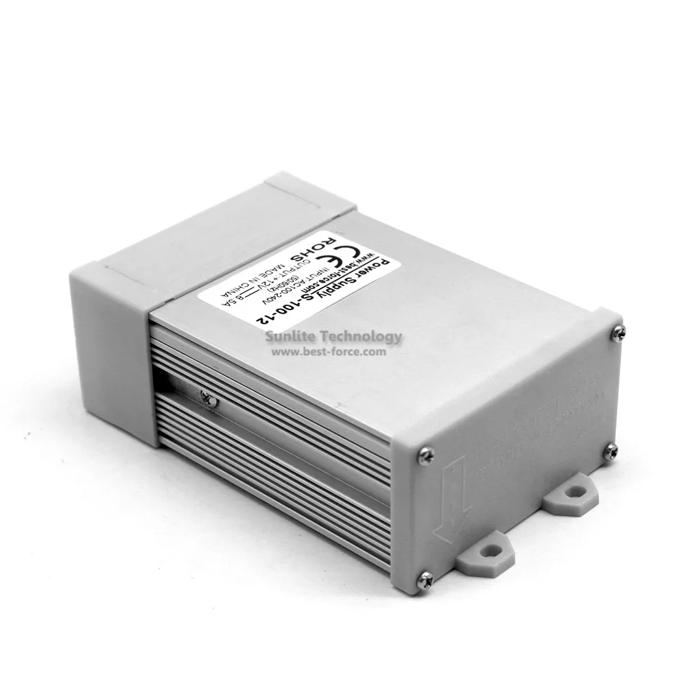 DC12V 8.5A 100 Вт непромокаемый переключатель питания 220 В 110A AC DC 12 В Источник питания трансформатор для светодиодный настенный светильник