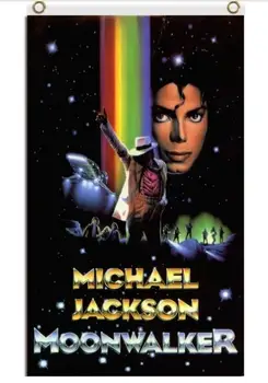 

3x5ft polyester Flag with Michael Jackson flag custom any hobby business history banner flag