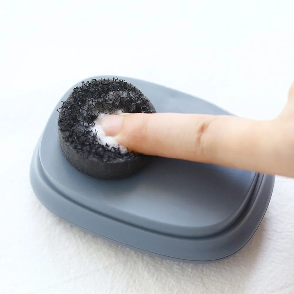 New Stick Wall-mounted Practical Shoes Cleaning Whitening Sponge Brush New