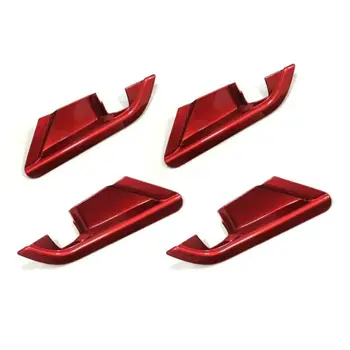 

Decoration Door Handle Sticker Sport Red Bowl Panel Cover Fiber Protector