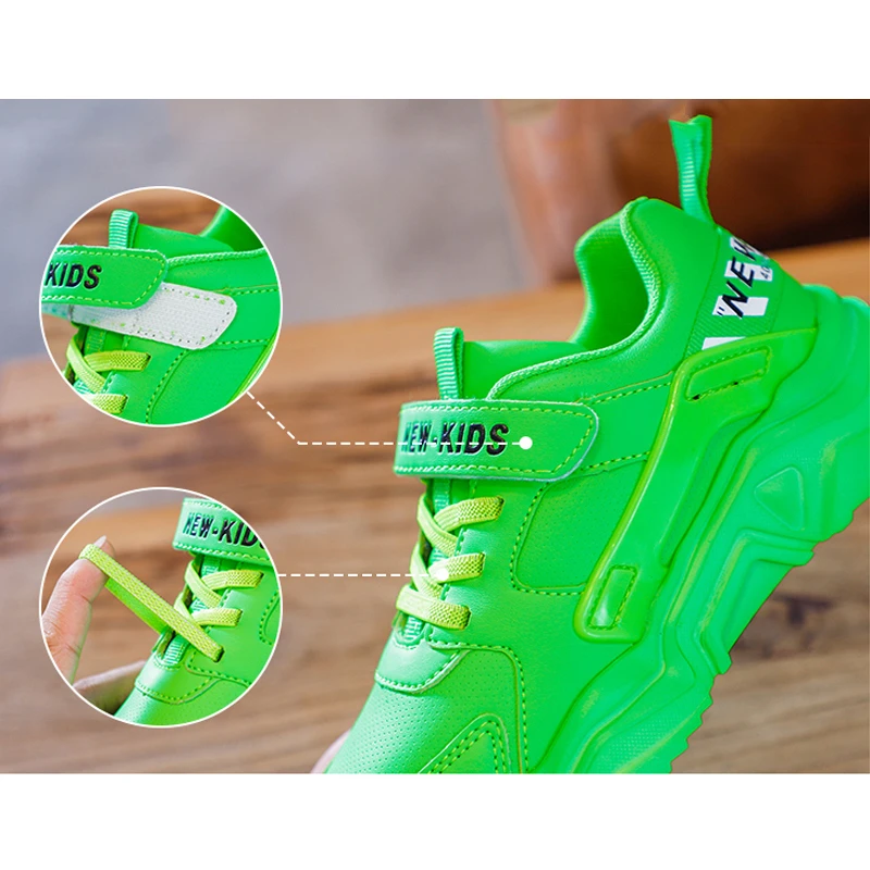 Детские кроссовки для мальчиков и девочек спортивная обувь модные карамельных