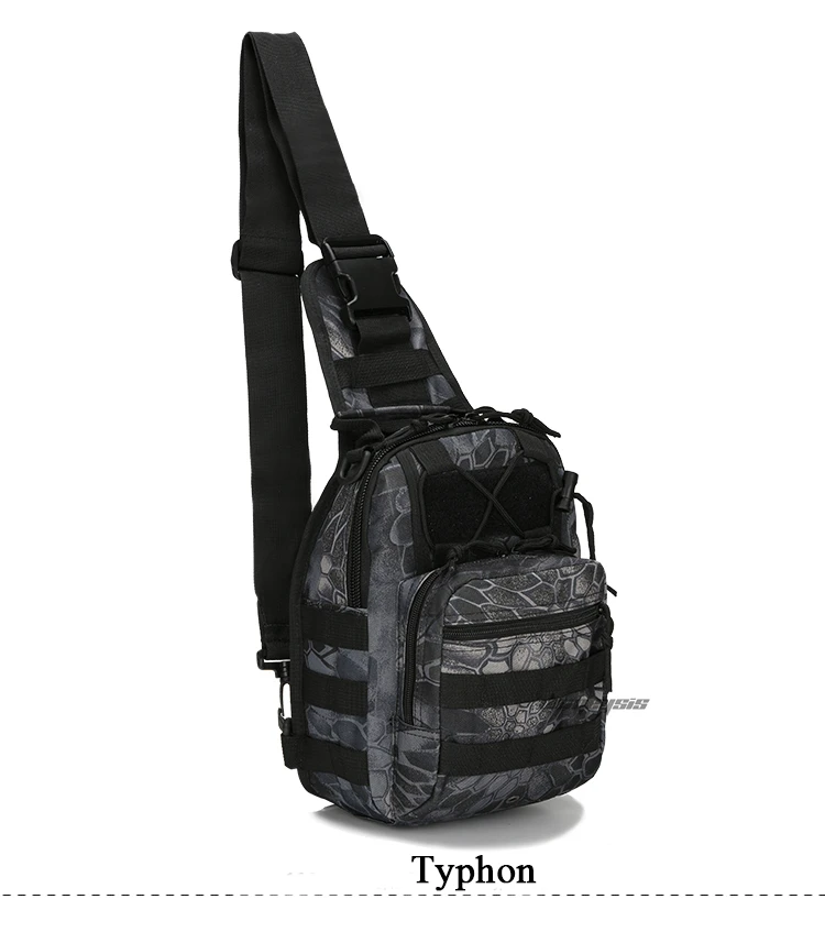 Камуфляж тактическая сумка Прочный MOLLE, охота Пеший Туризм сумка на одно плечо, Открытый Кемпинг Альпинизм армейские военные сумки