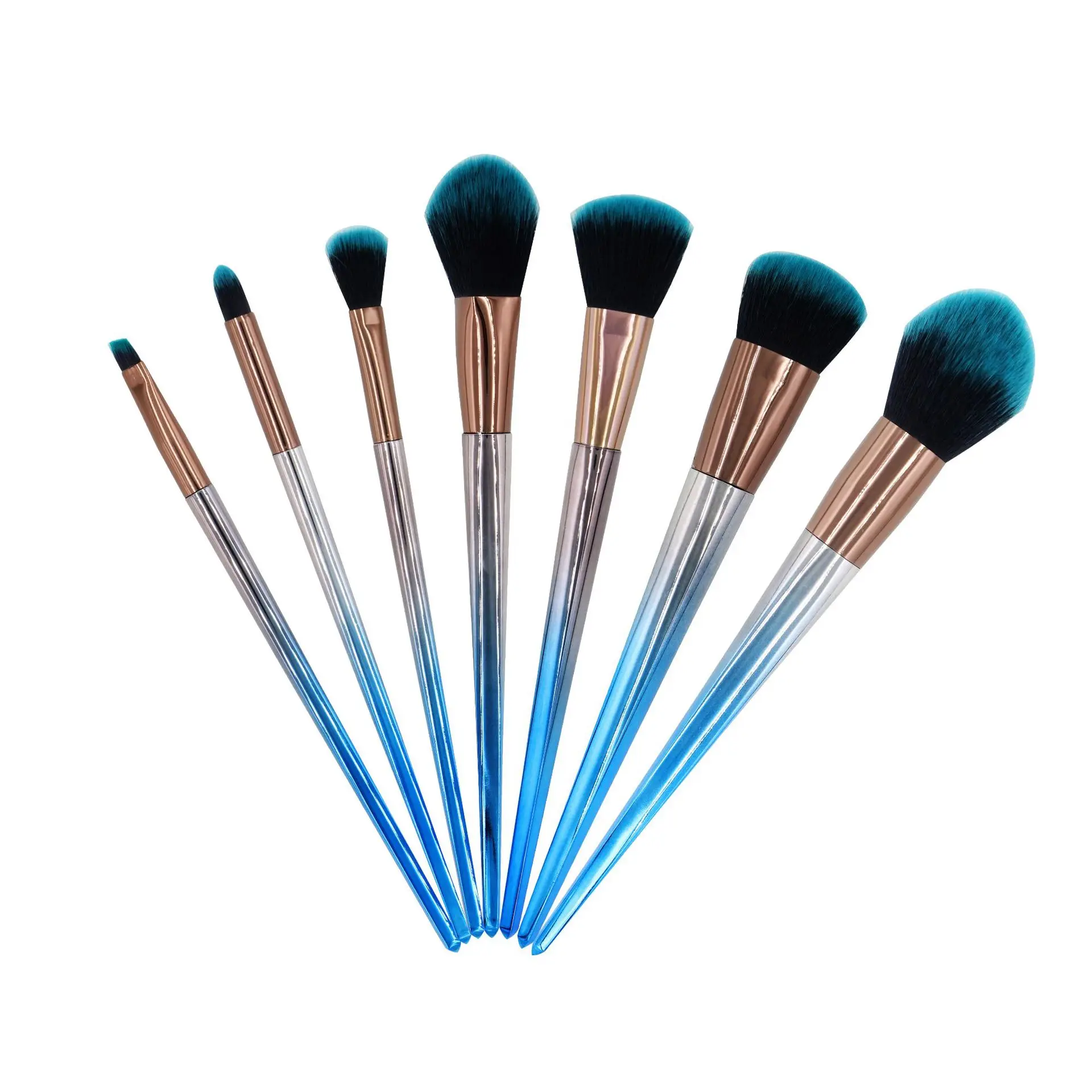 

7Pcs Makeup Brushes Set Cosmetic Beauty Tool Kit Eye Shadow Foundation Powder Eyeliner Eyelash Lip Make Up Brushes