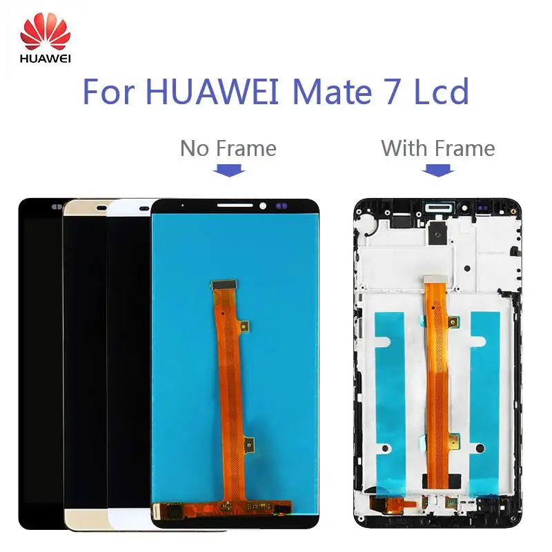 ЖК-дисплей в сборе для mate 7, ЖК-сенсорный экран, дигитайзер для mate 7, ЖК-дисплей с рамкой+ набор инструментов