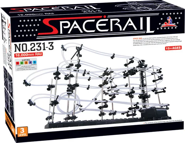 

Model Coaster Spell Camera Track Roller Space Assembly Roll Have Men's Space Building Blocks Educational Force Toy