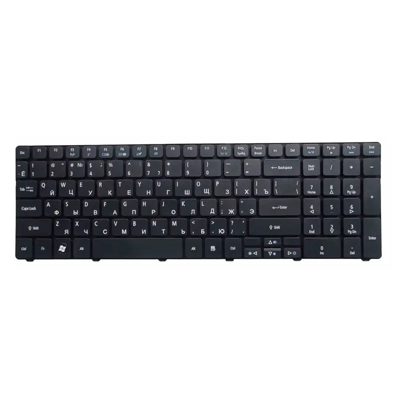 Teclado de Laptop Russo para Acer Aspire com Empunhadura Teclado de substituição - Imagem 2