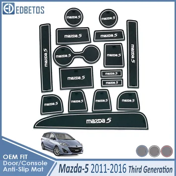 

Anti-Dirty Pad For Mazda 5 Premacy 2011 2012 2013 2014 2015 2016 MK3 Mazda5 Accessories Door Groove Gate Slot Coaster Anti-Slip